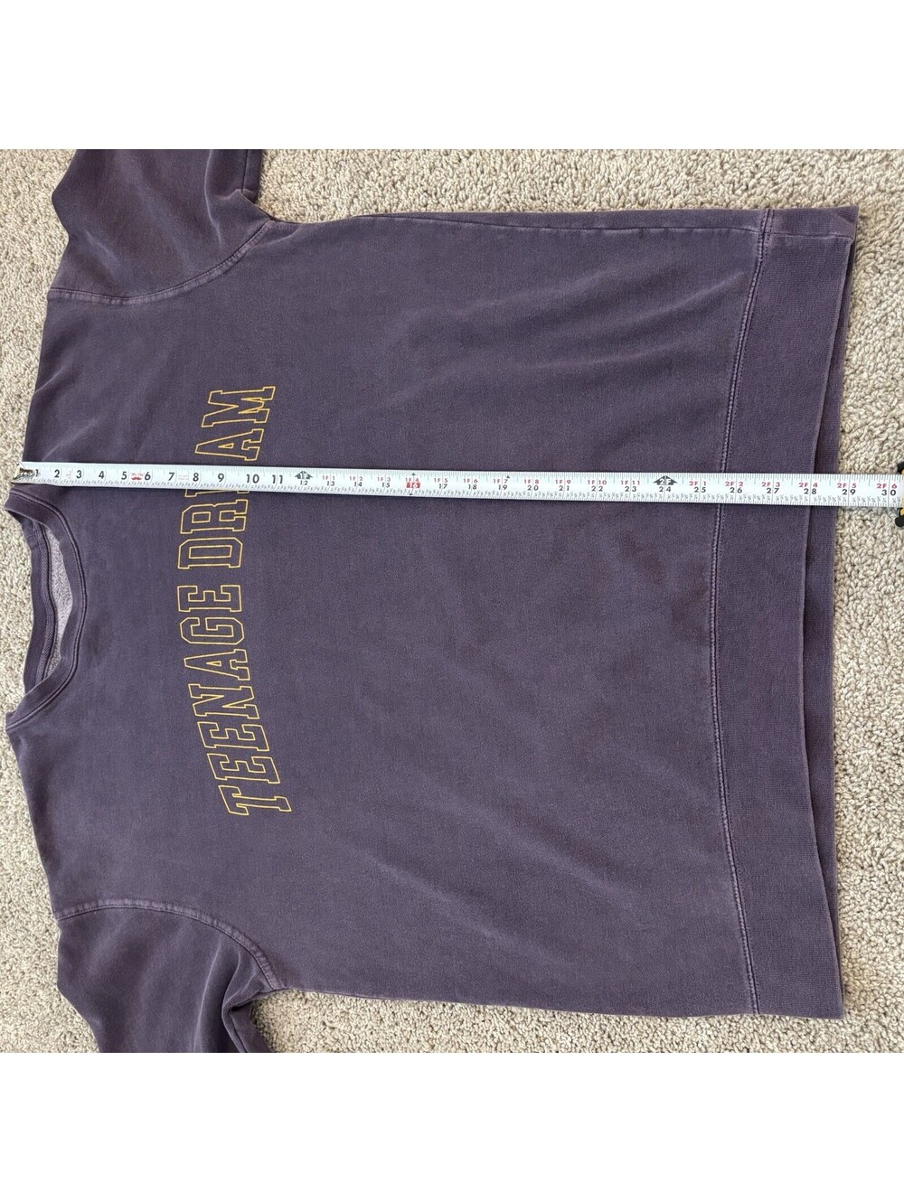 Olivia Rodrigo Teenage Dream Purple Graphic Sweatshirt Size XL Concert Merch - Picture 6 of 6